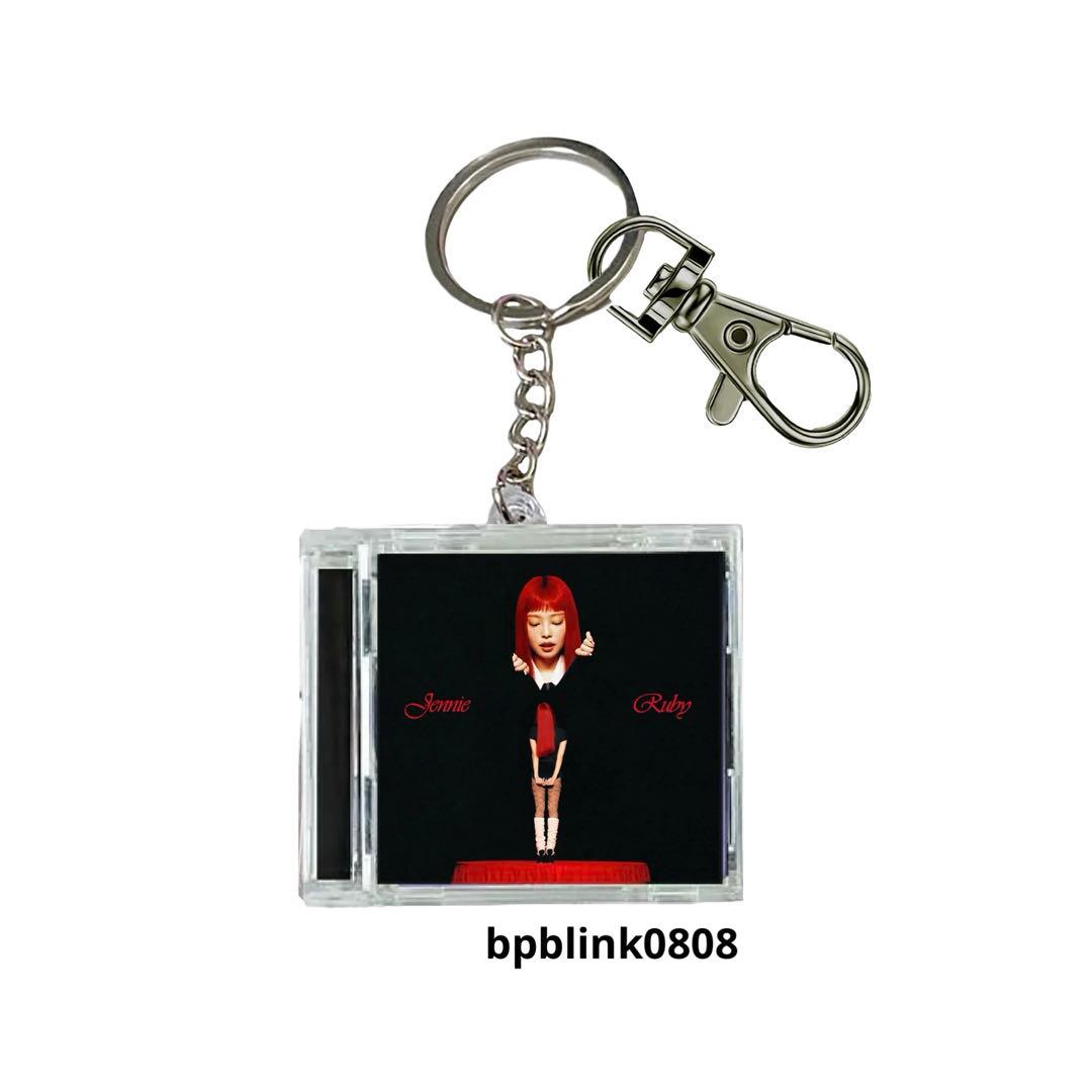 JENNIE Ruby Black Album Keychain キーホルダー