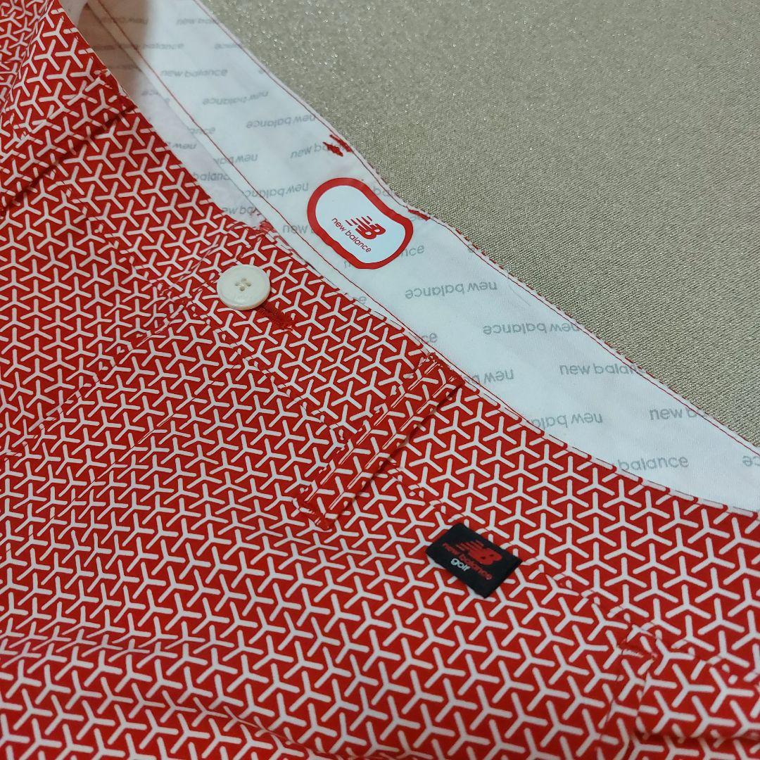 【new balance golf】美品 ロングパンツ ゴルフ メンズ 赤