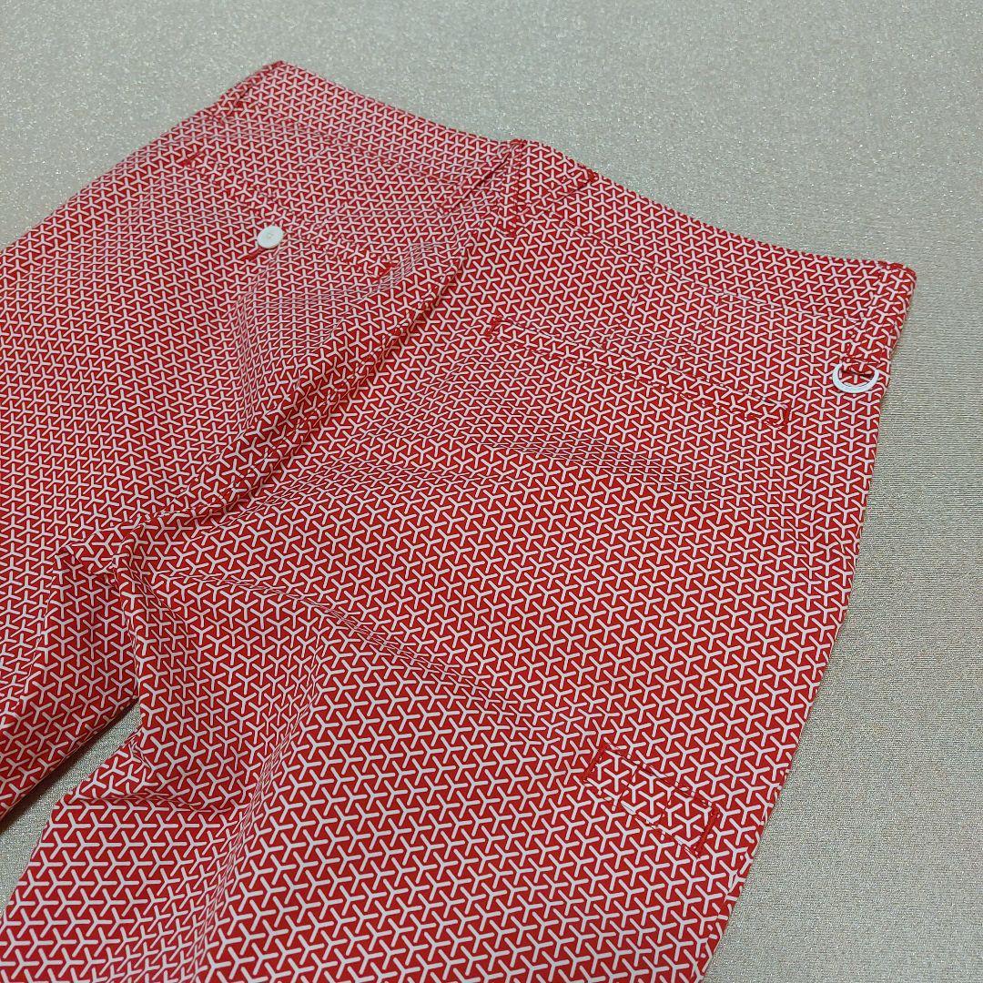 【new balance golf】美品 ロングパンツ ゴルフ メンズ 赤
