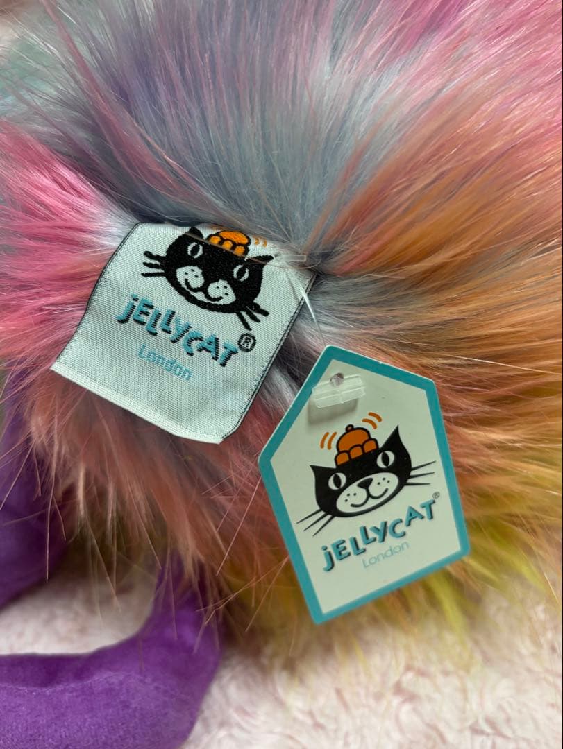 タグ付 ジェリーキャット Pompom Bird Rainbow 虹 Pom 鳥