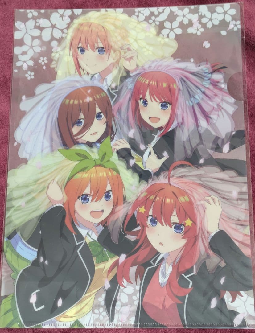 映画 五等分の花嫁 Mサイズクリアファイルセット