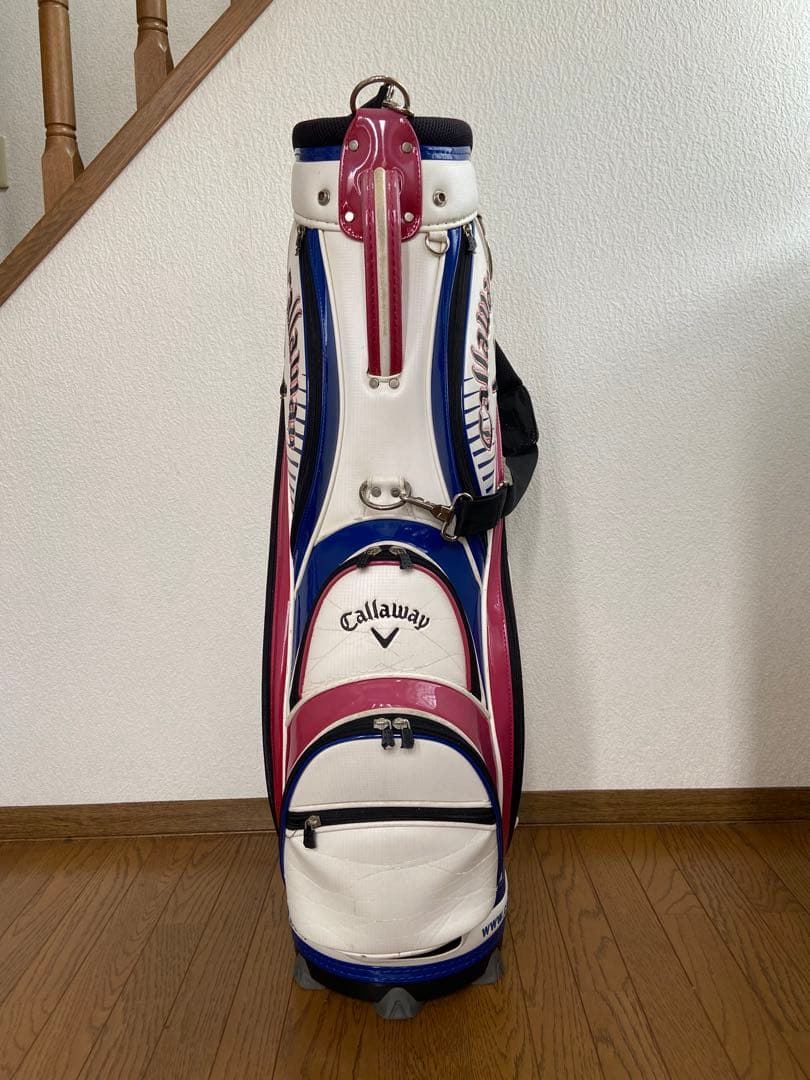 【お洒落】キャロウェイCallaway キャディバッグ トリコロールカラー
