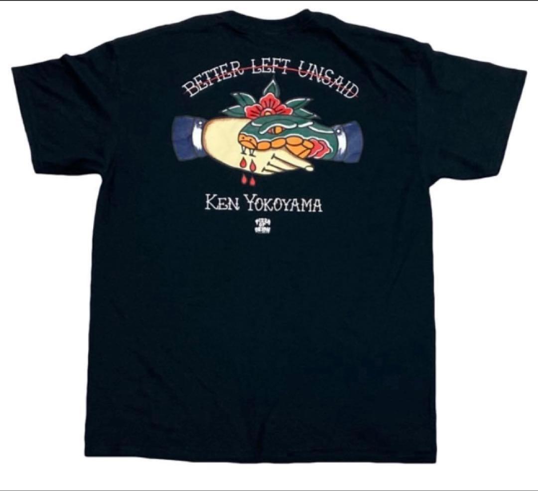 Ken Yokoyama Tシャツ 黒 KEN BLU TEE 横山健