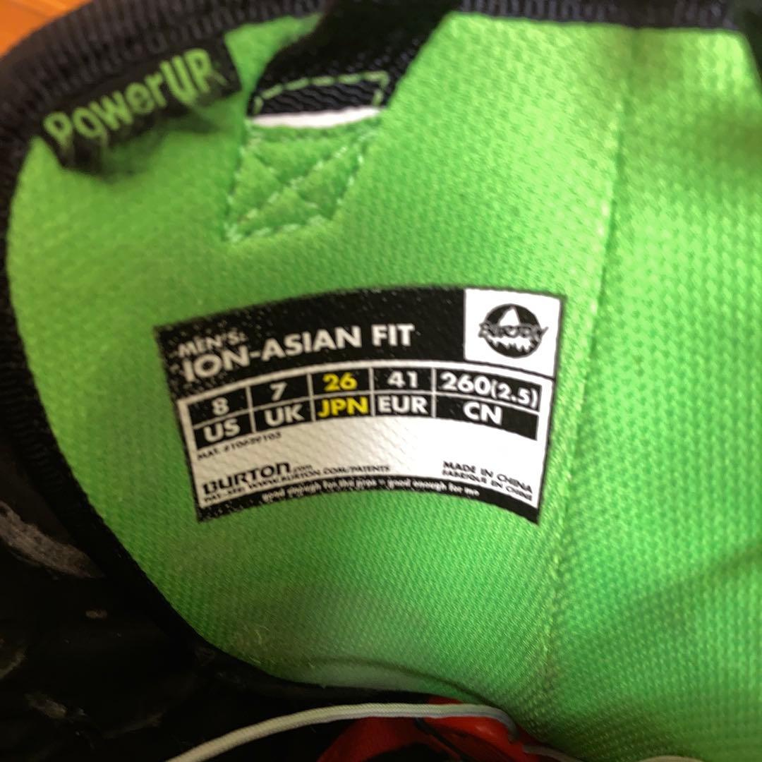 BURTON ION AJIAN FIT 26.0 SHIDAS インソール付