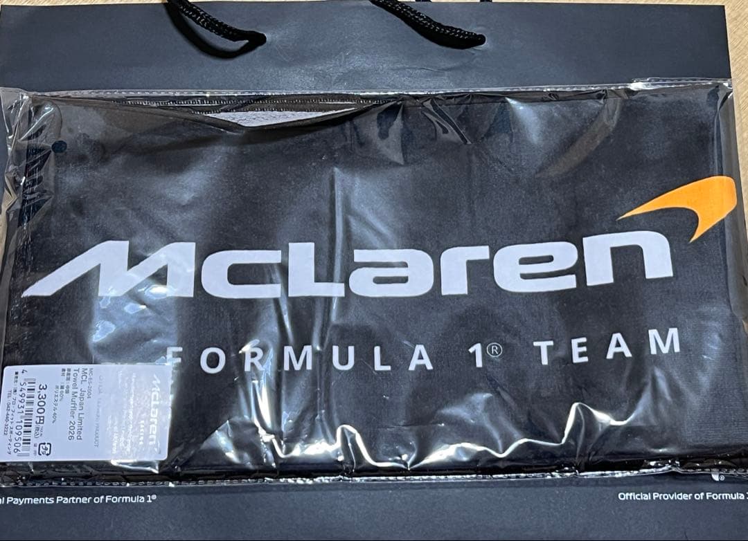 新品F1日本GPマクラーレン日本限定グッズスポーツタオル桜デザイン