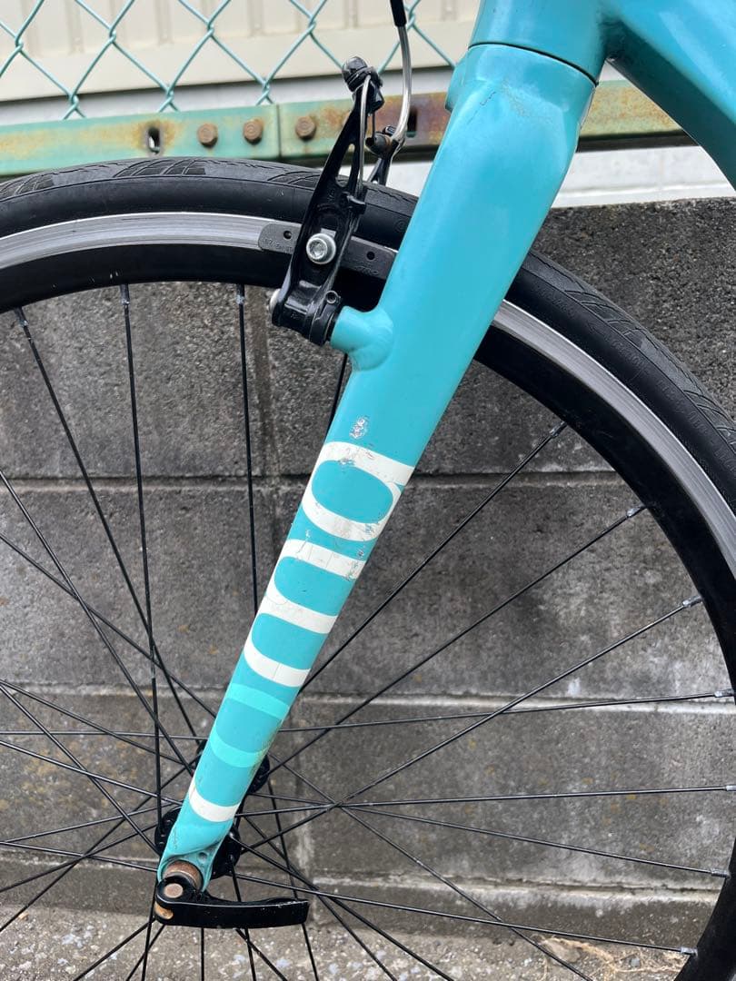 【矢口賢介様引き取り専用】Bianchi ROMA 4 クロスバイク チェレステ