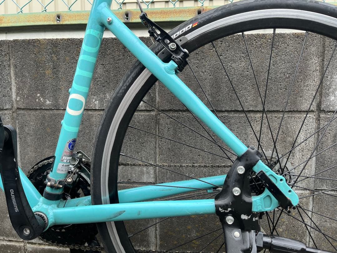 【矢口賢介様引き取り専用】Bianchi ROMA 4 クロスバイク チェレステ