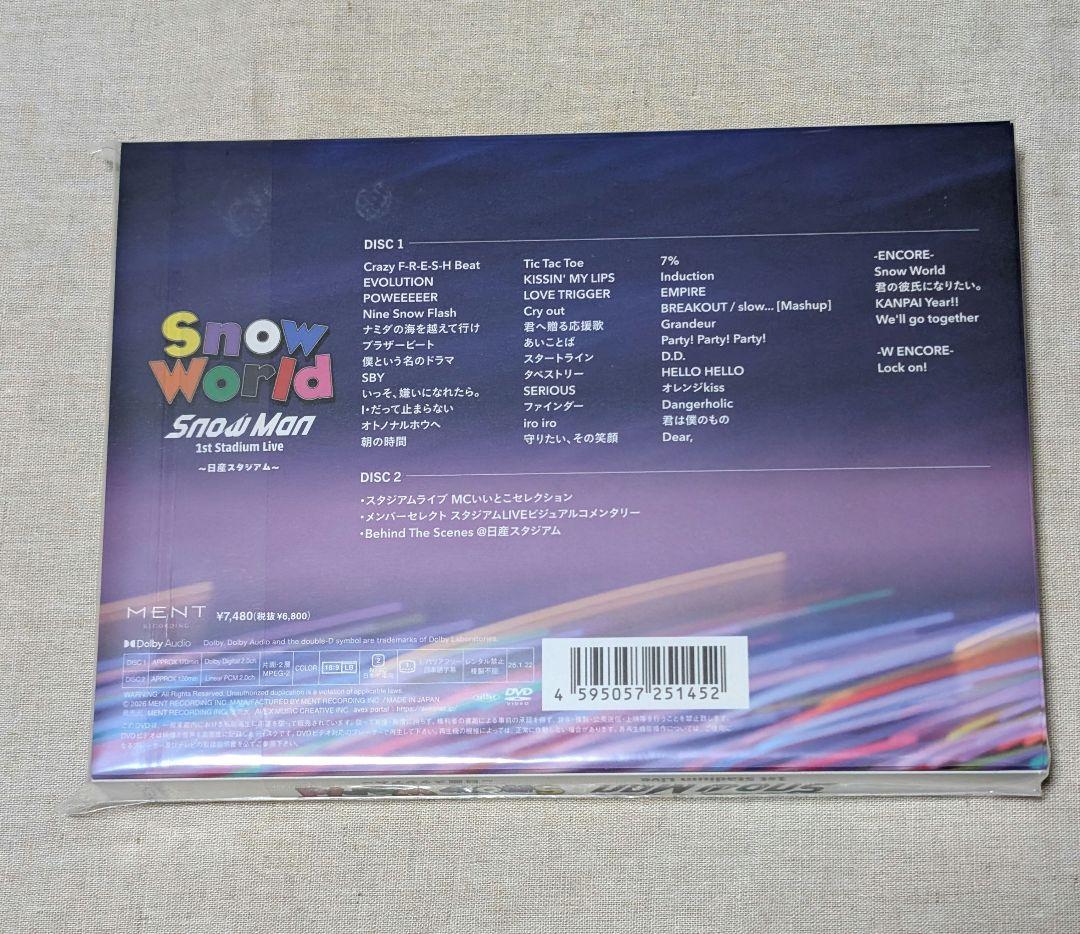  Man World DVD　FC会員限定 新品未開封