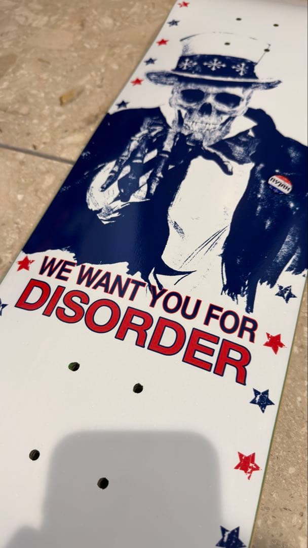 Nyjah× Disorder デッキ 8.125 2024 オリンピックモデル