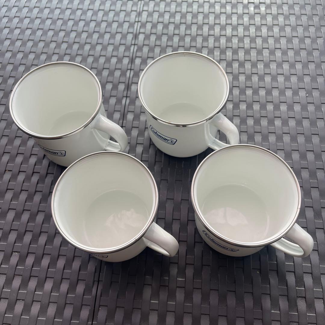コールマン　食器セット エナメルディッシュウェアセット 収納ケース付