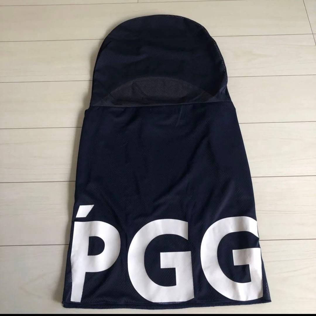 PGG フード付きメッシュポンチョ ネイビー