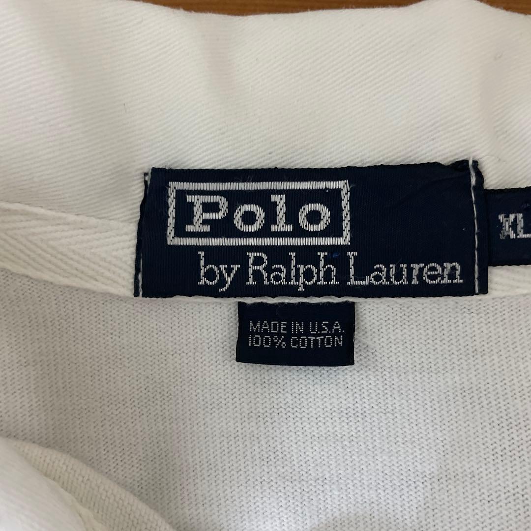 90s USA製 Polo by Ralph Laurenラガーシャツ XL
