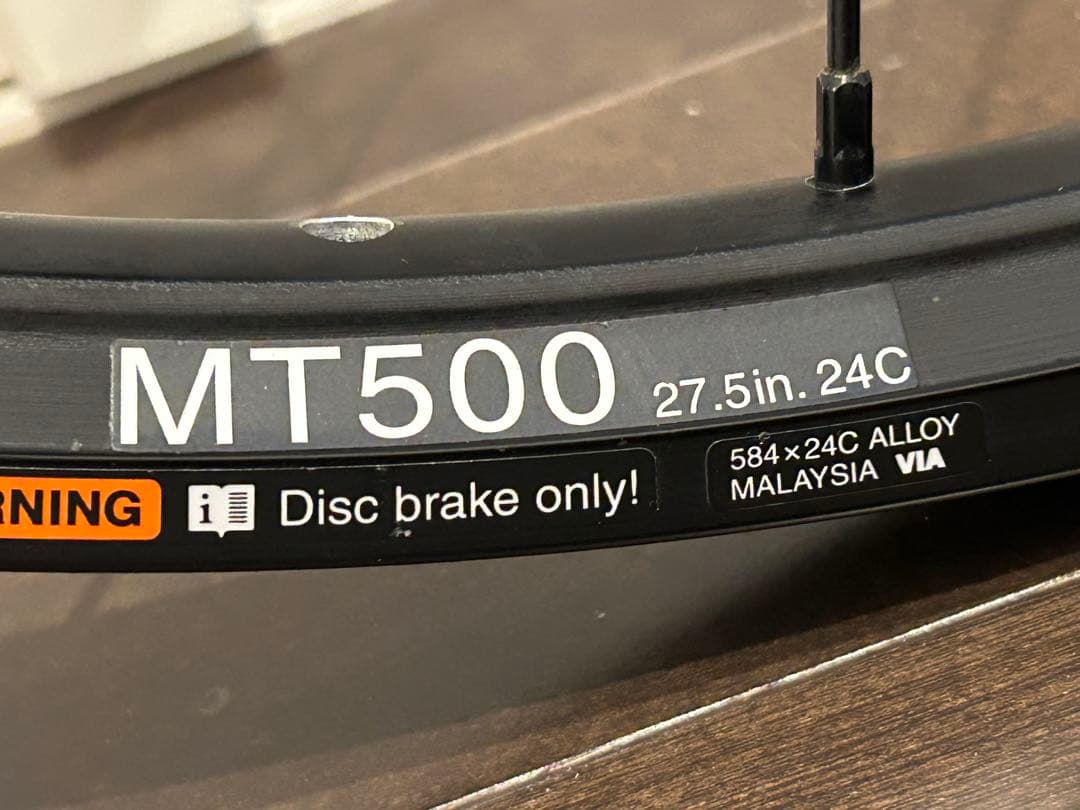 美品 シマノ MT500 CL R12 275 MTB ホイール リア