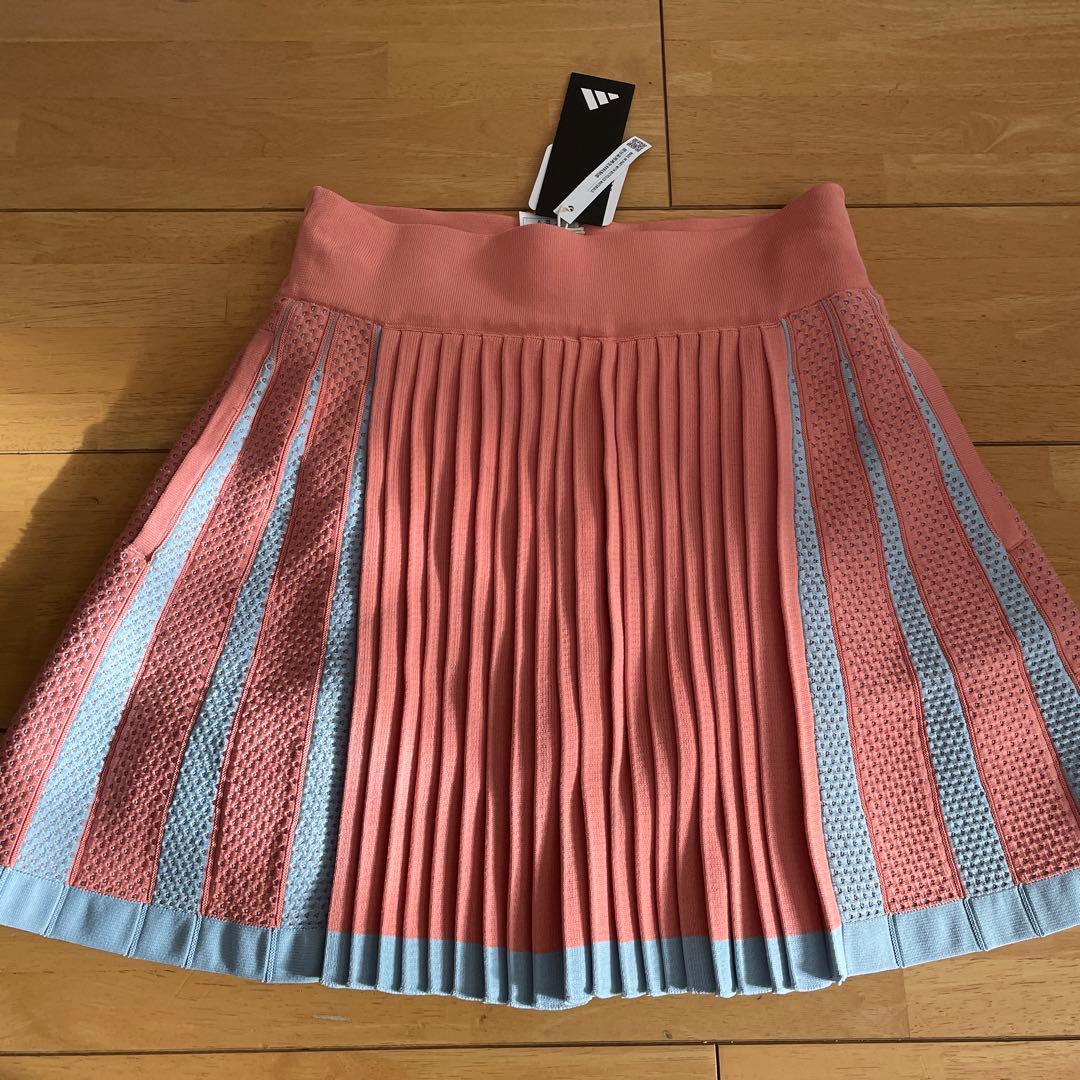 adidas レディース プリーツスカート ピンク/ブルー　テニスorゴルフ