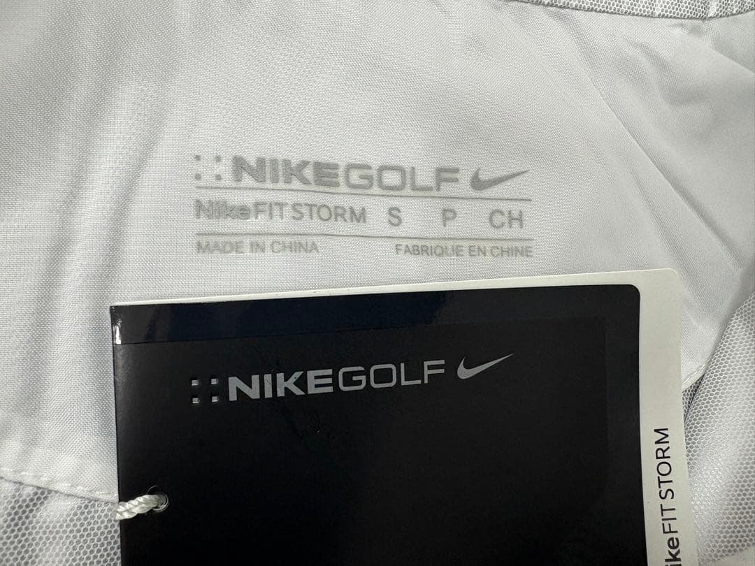 NIKE GOLFショートスリーブジャケット ホワイト