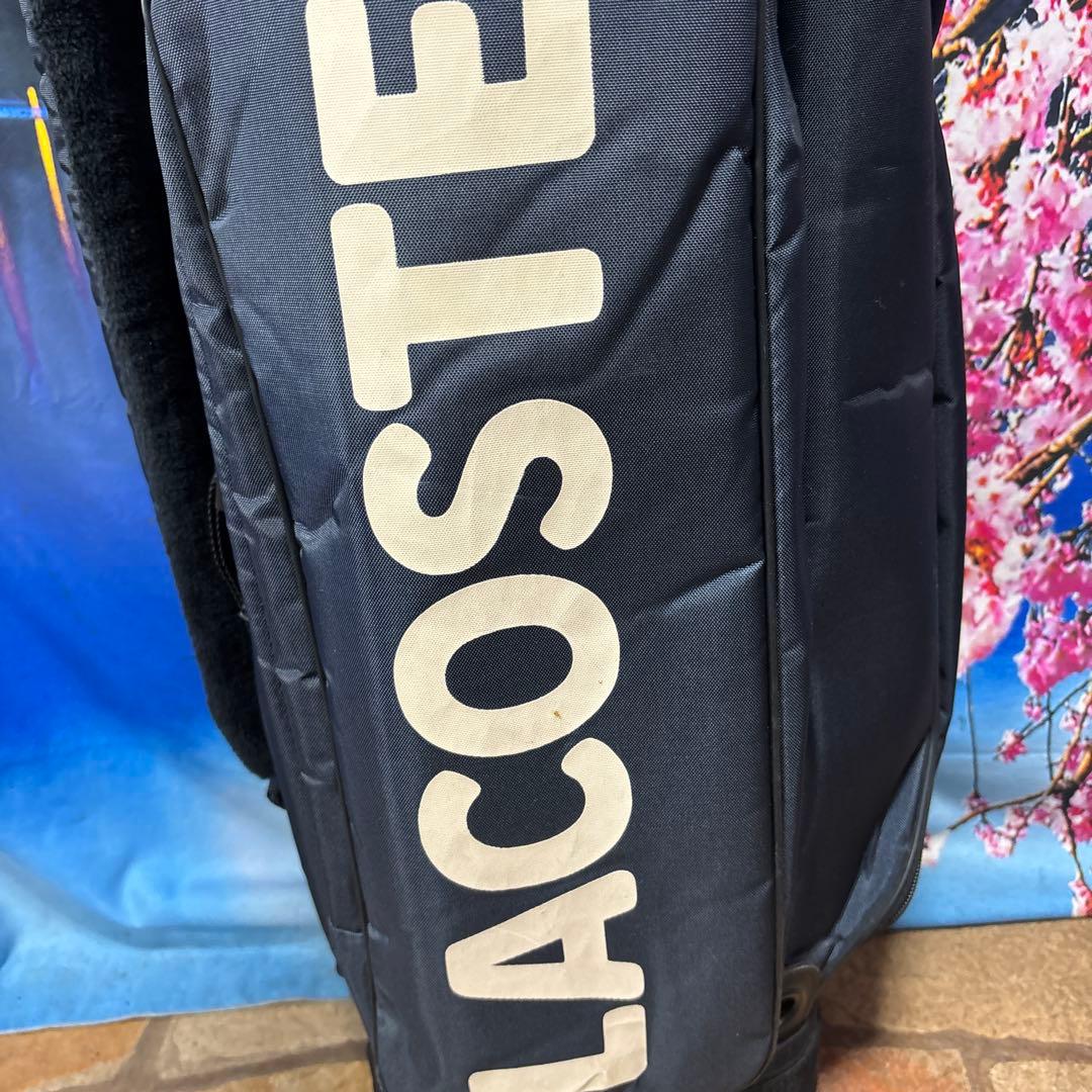 寶BV-1142 LACOSTE ラコステ キャディバッグ ネイビー 軽量タイプ