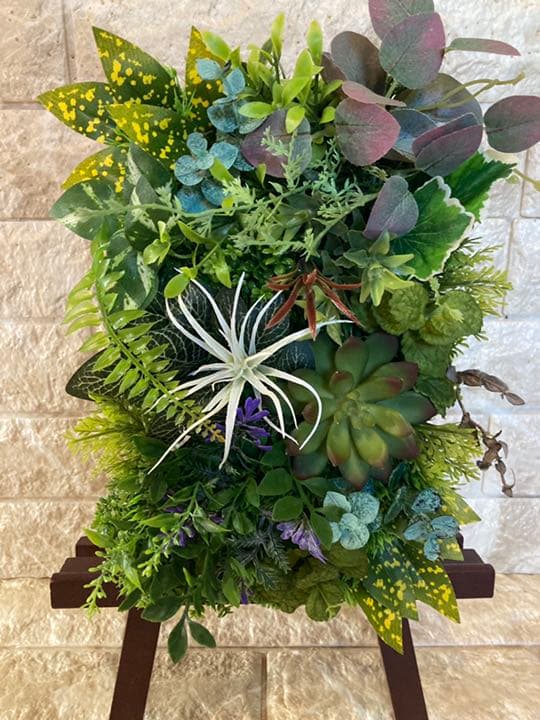 光触媒　人工観葉植物　ウォールグリーン　造花　アレンジ2515