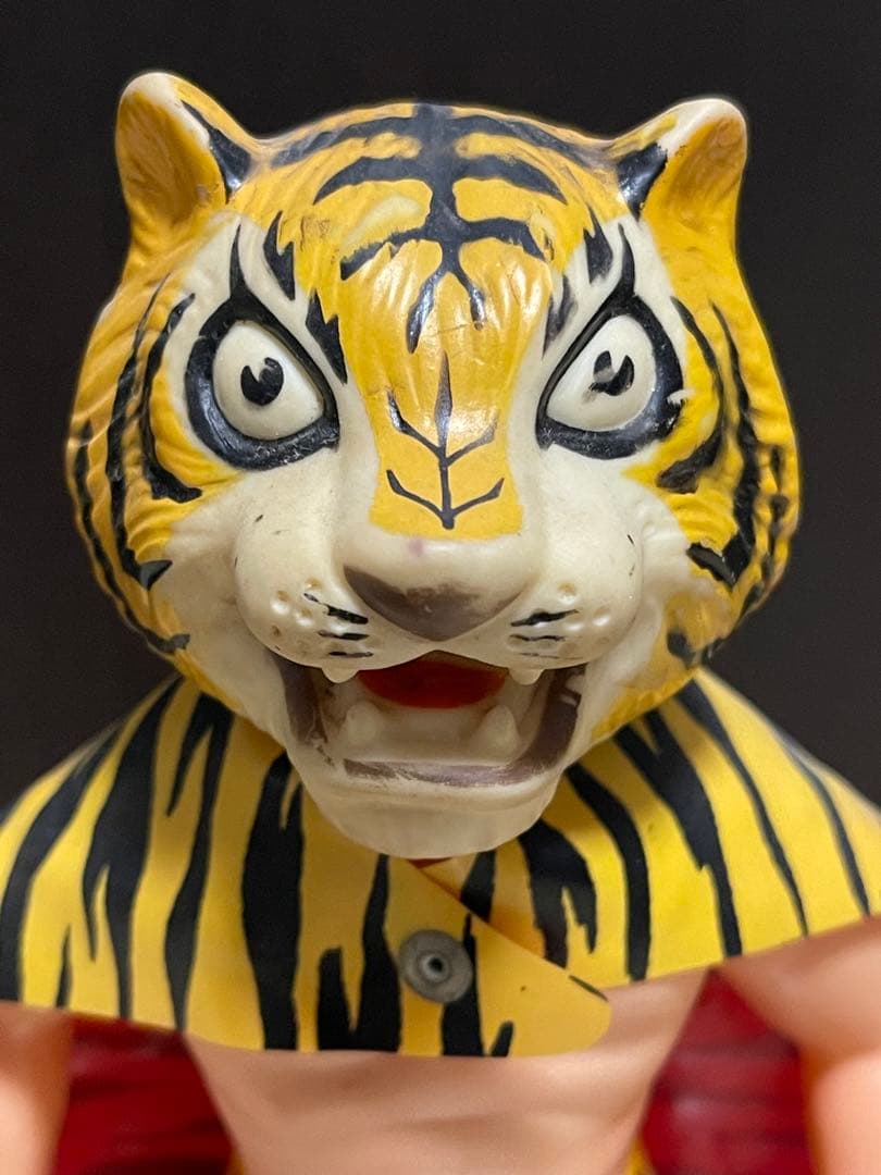 当時物　中嶋製作所　タイガーマスク　ソフビ　フィギュア スタンダードサイズ
