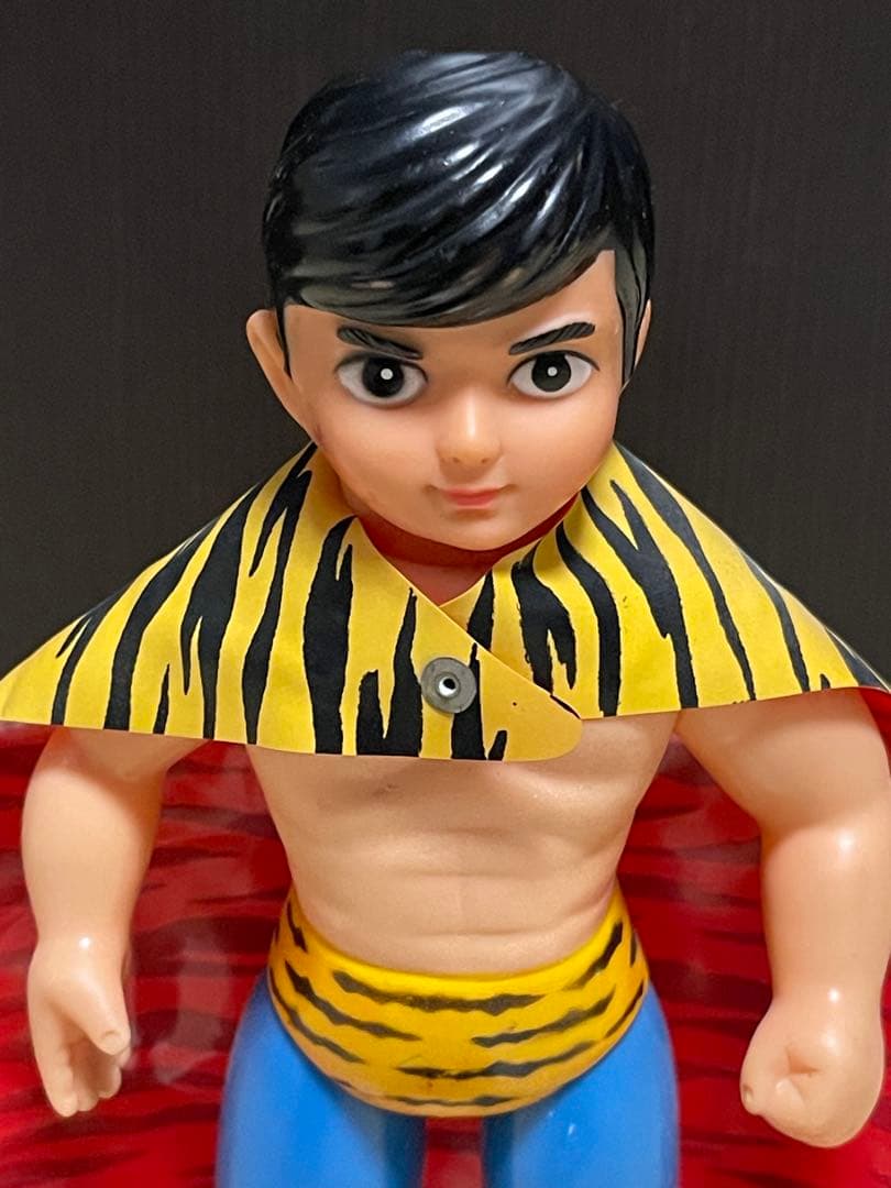 当時物　中嶋製作所　タイガーマスク　ソフビ　フィギュア スタンダードサイズ