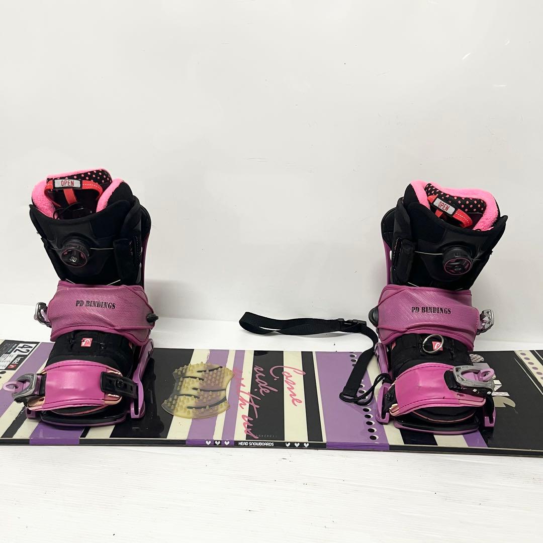 head レディース スノボセット　女性用　スノーボード ビンディング　ブーツ