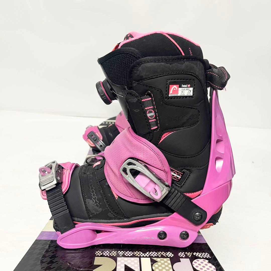 head レディース スノボセット　女性用　スノーボード ビンディング　ブーツ