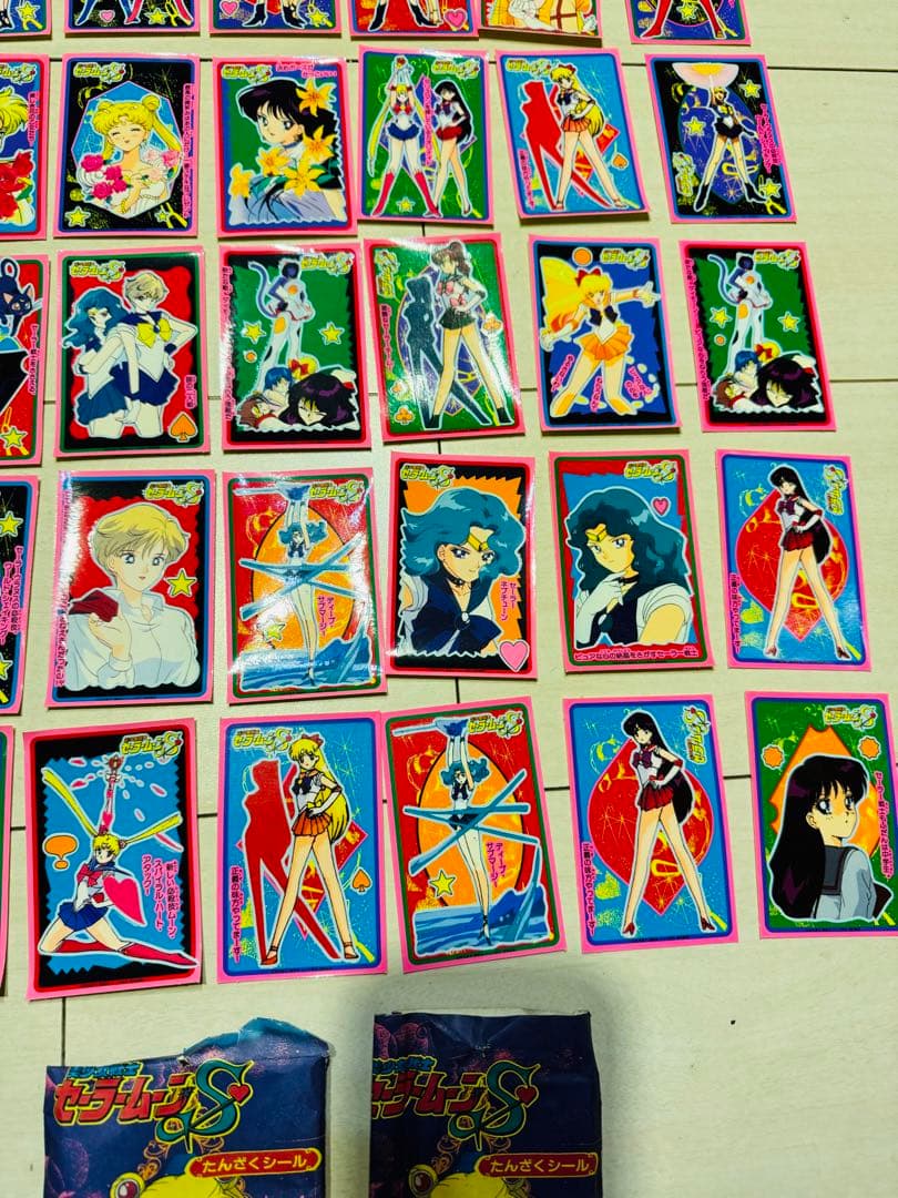 セーラームーン　たんざくシールまとめ売り