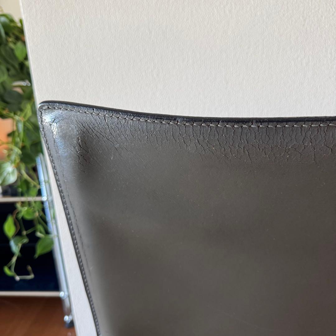 cassina カッシーナ 412 本革 ダイニングチェア ②セット売り