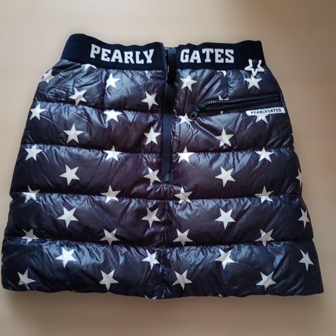 PEARLY GATES 星柄ダウンスカートサイズS