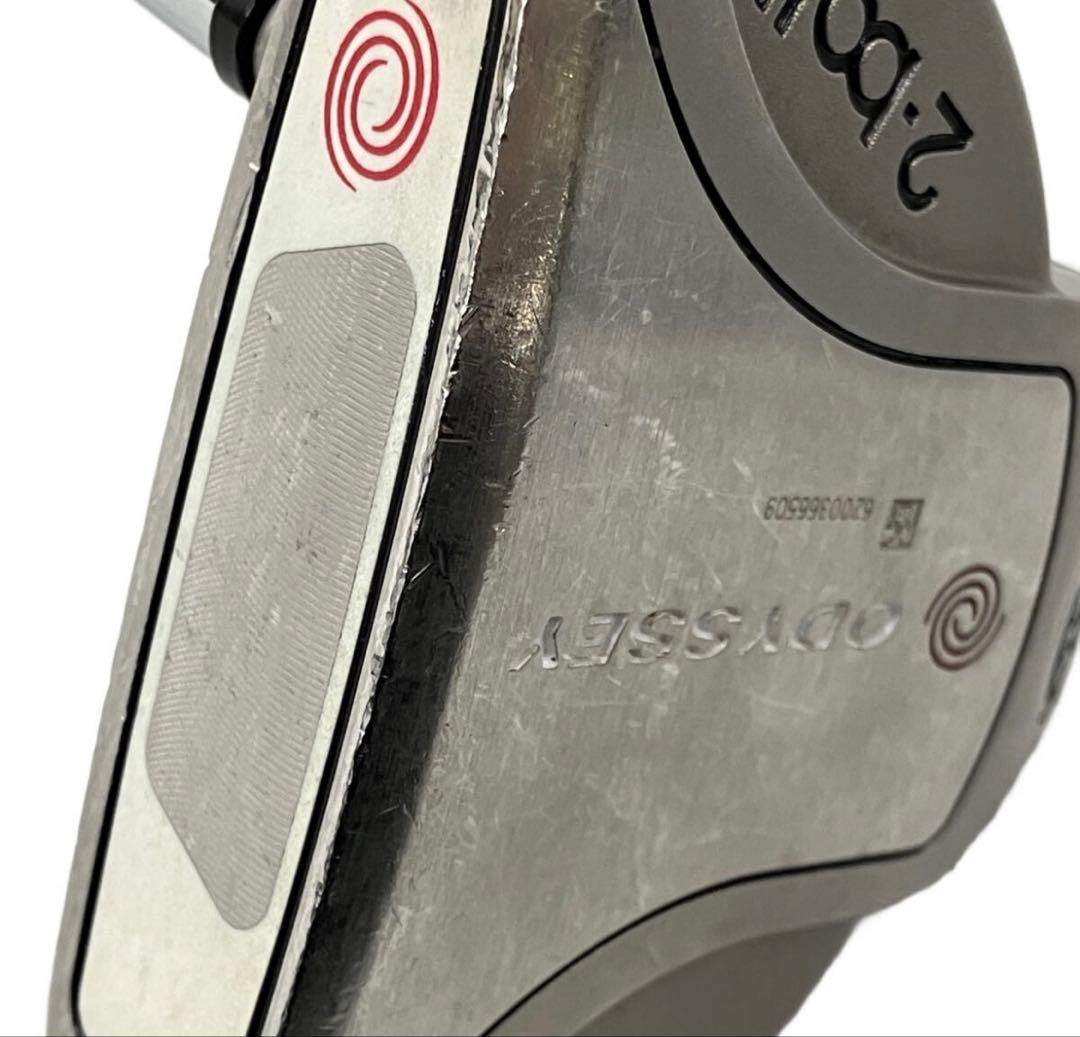 レディース！稀少ODYSSEY WHITE STEEL 2-ball パター31