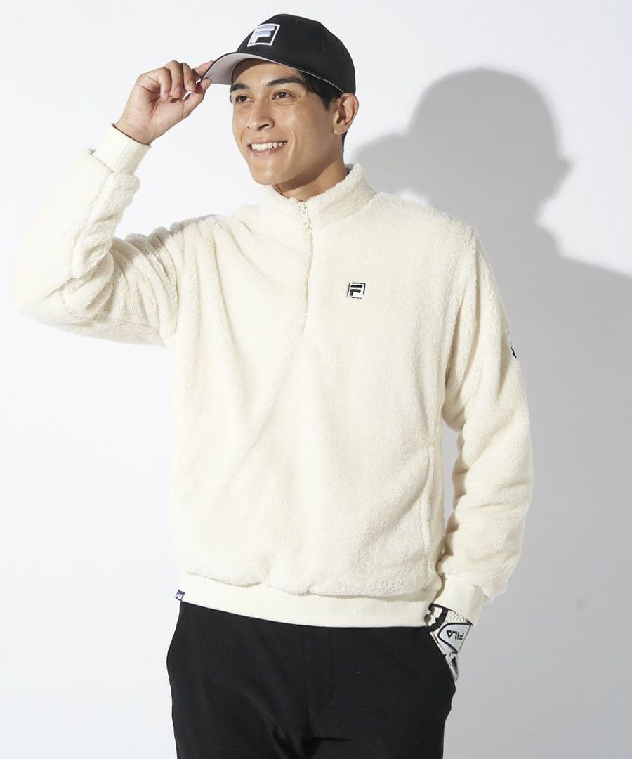 新品【３Ｌ】FILA GOLFメンズ ボアパーカー784245Z-OWT