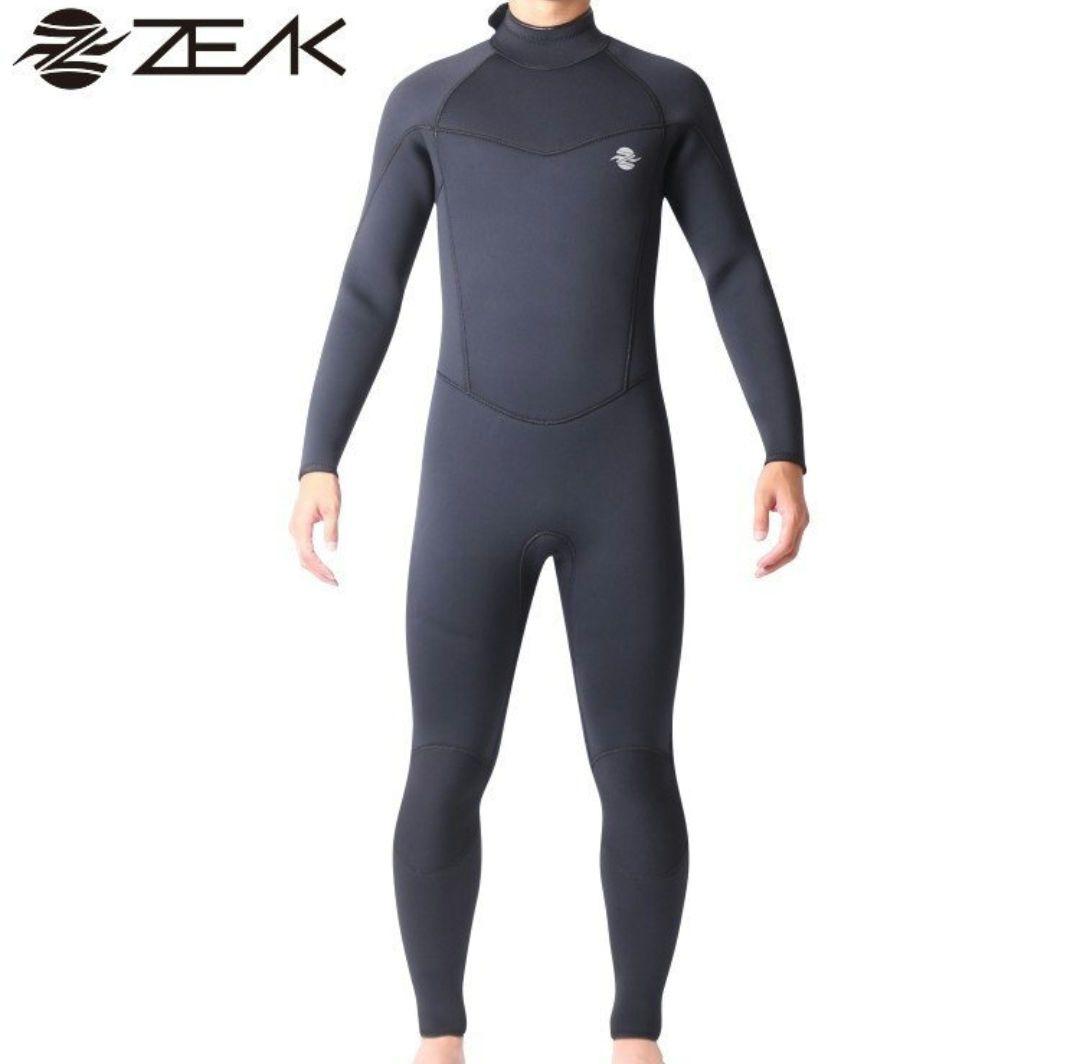【新品未使用】 ZEAK ウェットスーツ 【M】 男性用 5×3mm フルスーツ