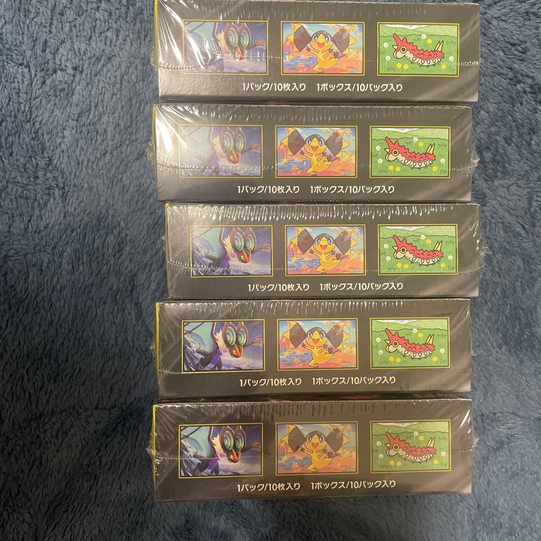ポケモンカードゲーム MEGAドリームEX 5箱セット、新品未開封シュリンク付
