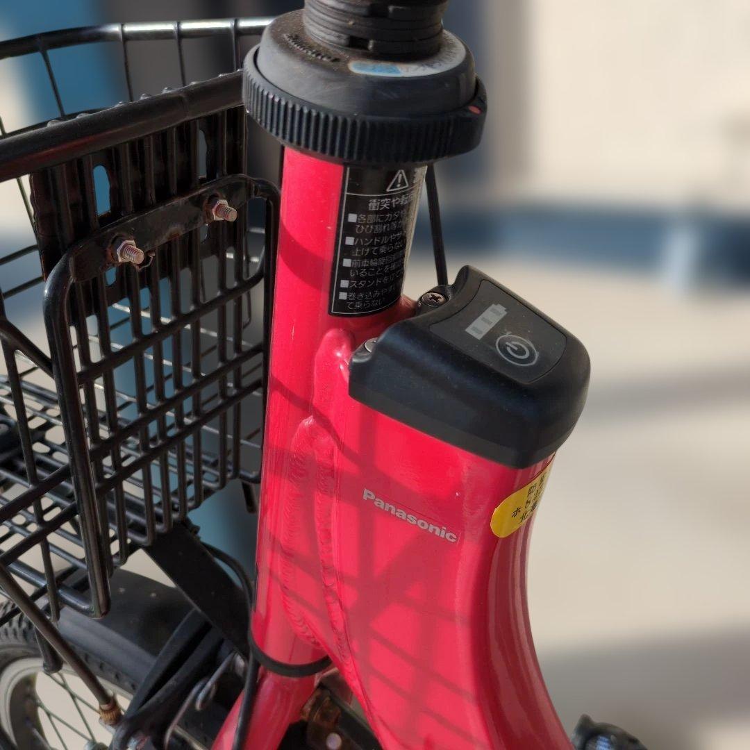 Panasonic 電動アシスト自転車　赤