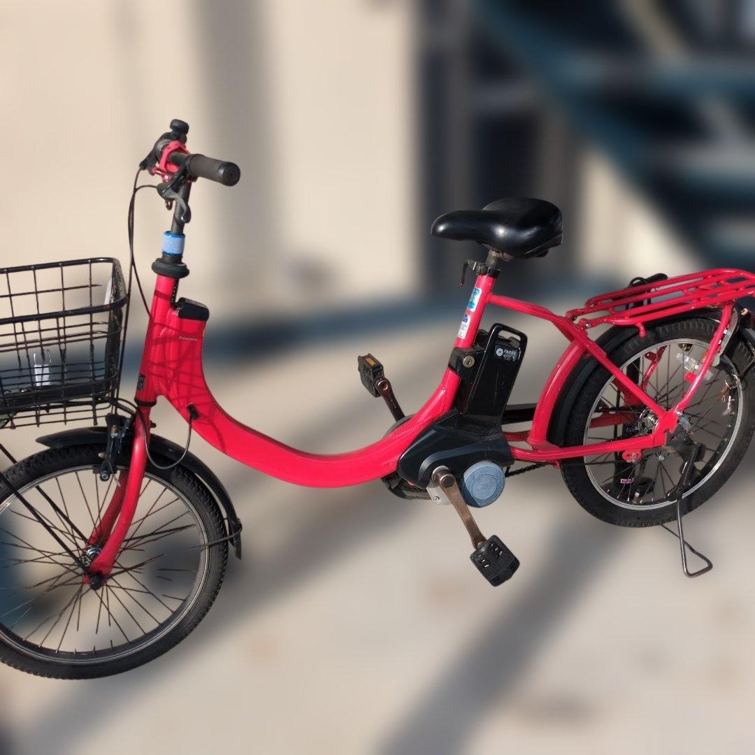 Panasonic 電動アシスト自転車　赤