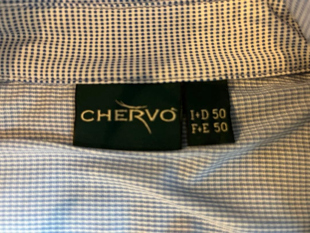 CHERVO ライトブルーシャツ