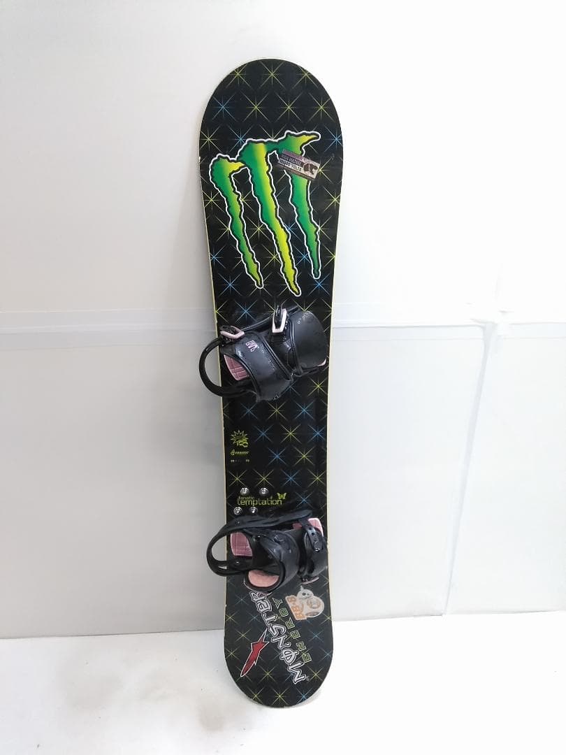 ファナティック テンプテーション 148cm + スウィベル S スノーボード◇