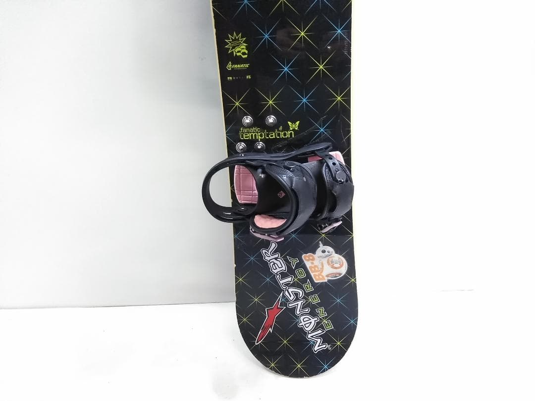 ファナティック テンプテーション 148cm + スウィベル S スノーボード◇