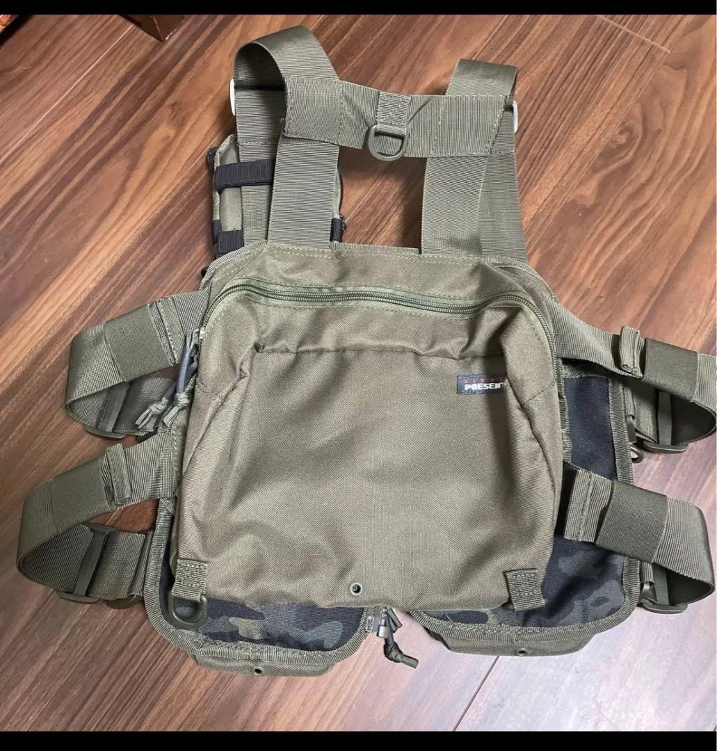 リトルプレゼンツストラップベスト ネオ V-23 オリーブ