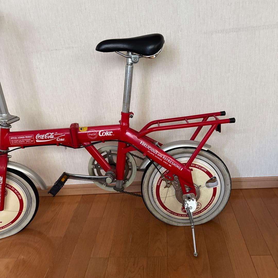 コカコーラ　折りたたみ自転車