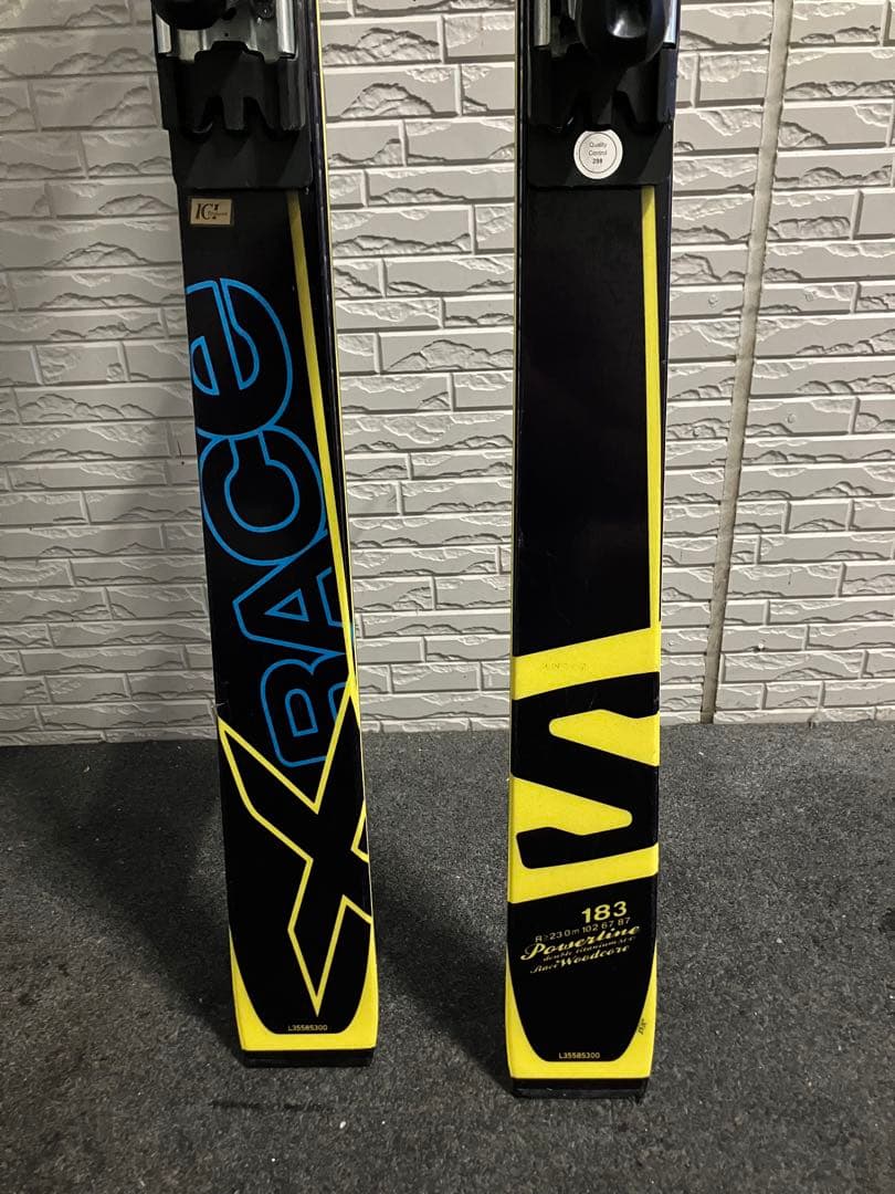 Salomon xrace 183cm X12ビンディングセット
