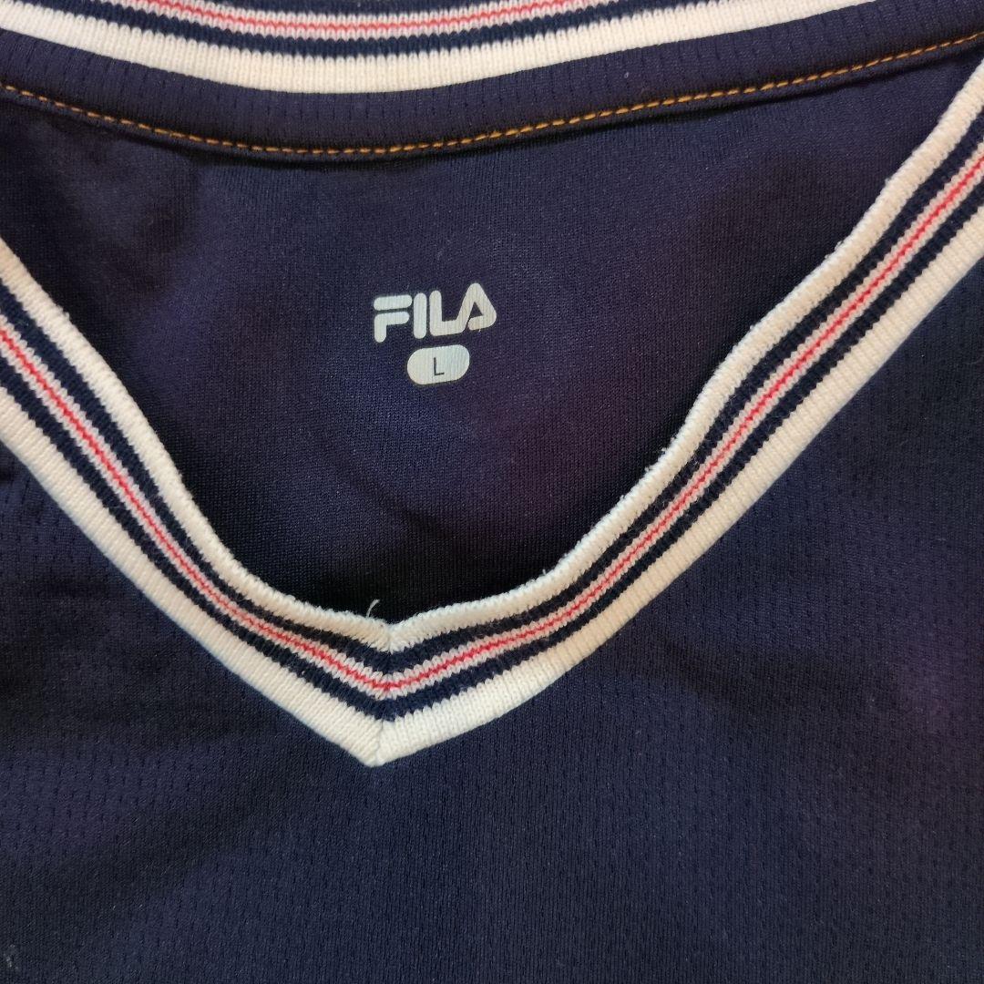 フィラFILAレディーステニスウェア Lサイズ上下セット