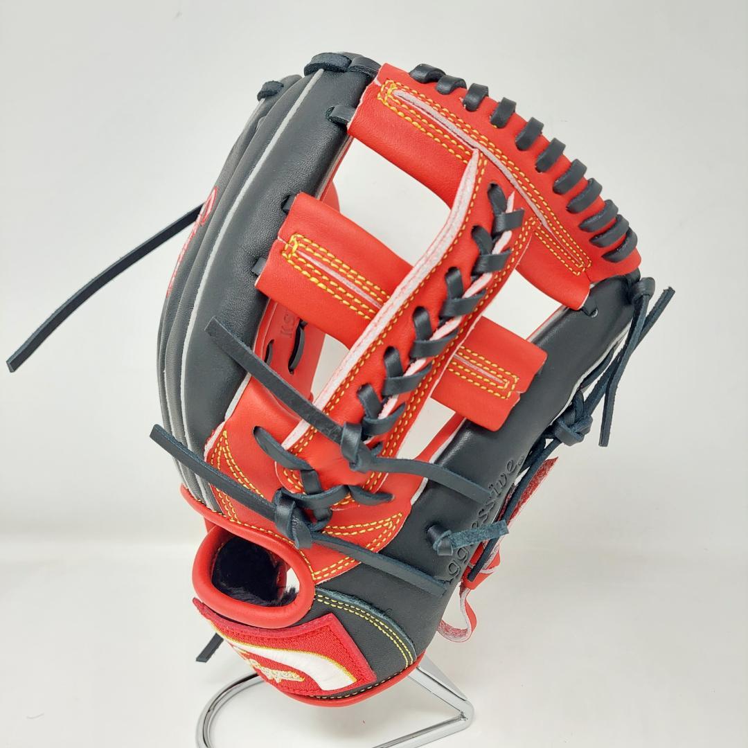 久保田スラッガー 少年軟式グローブ LT25-GJ6 J6C型 レッド×ブラック