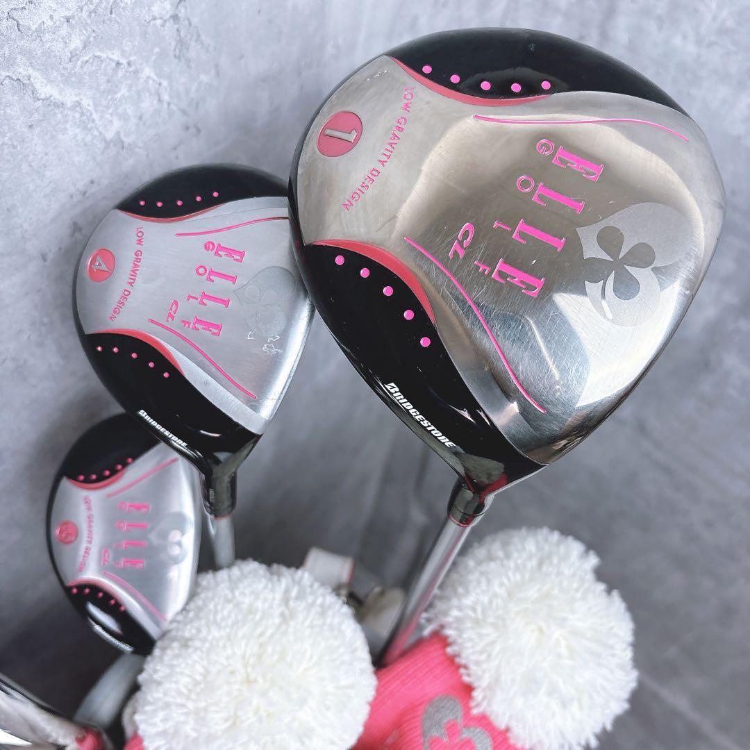 【美品】BRIDGESTONE ELLE レディース ゴルフクラブセット