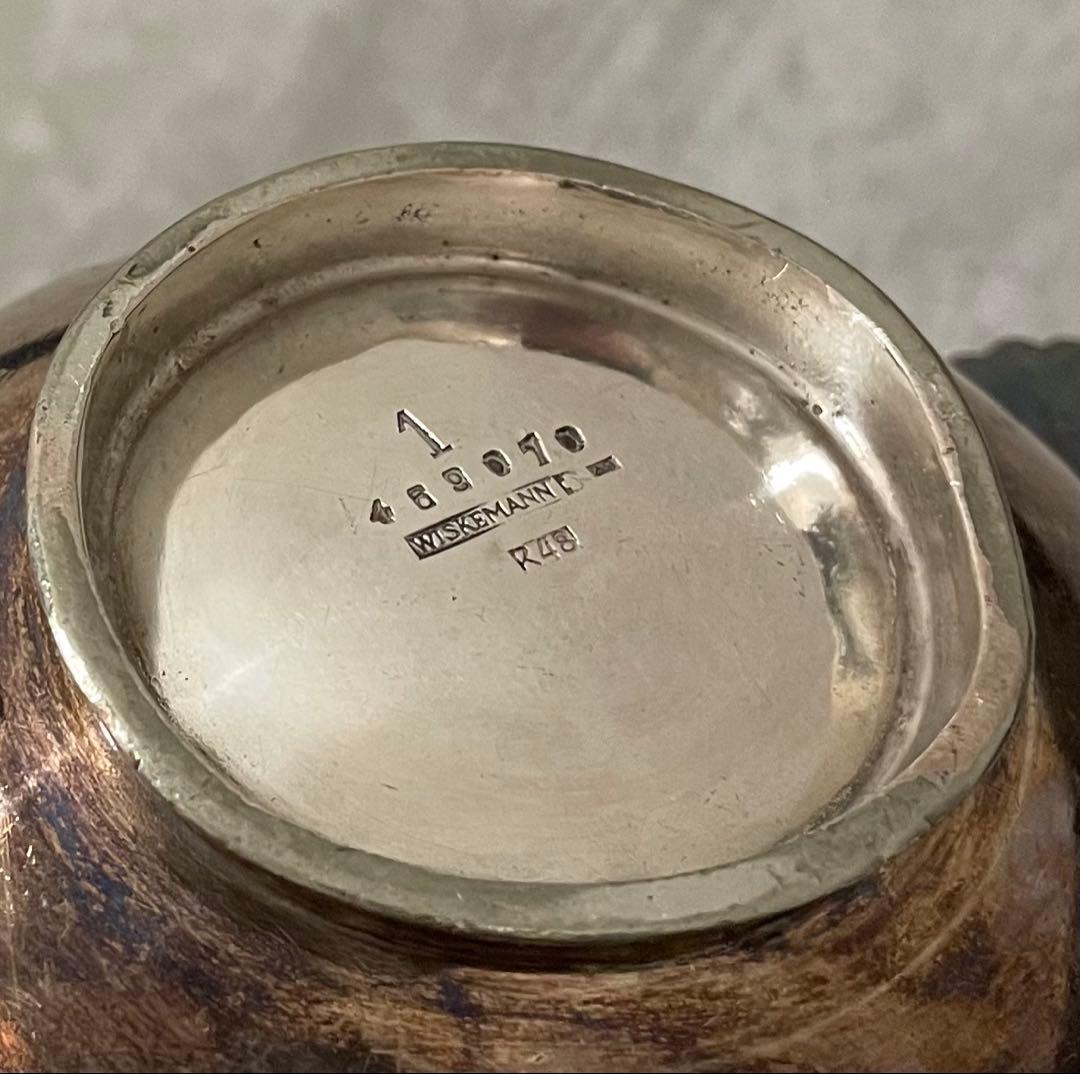 早い者勝ち価格♪　WISKEMANN アンティーク　シルバー　銀製品　ベルギー