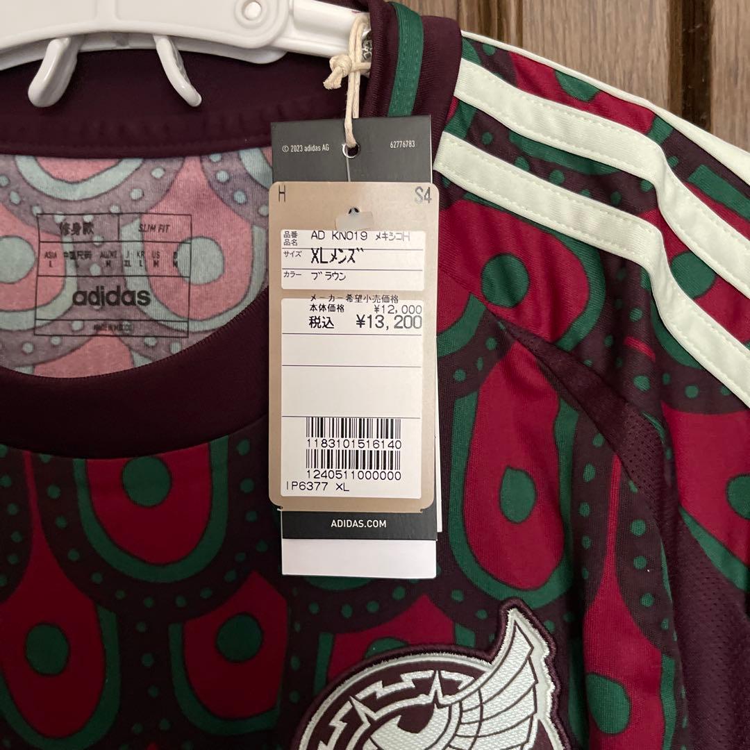 新品タグ付き　adidas メキシコ代表 ユニフォームXL