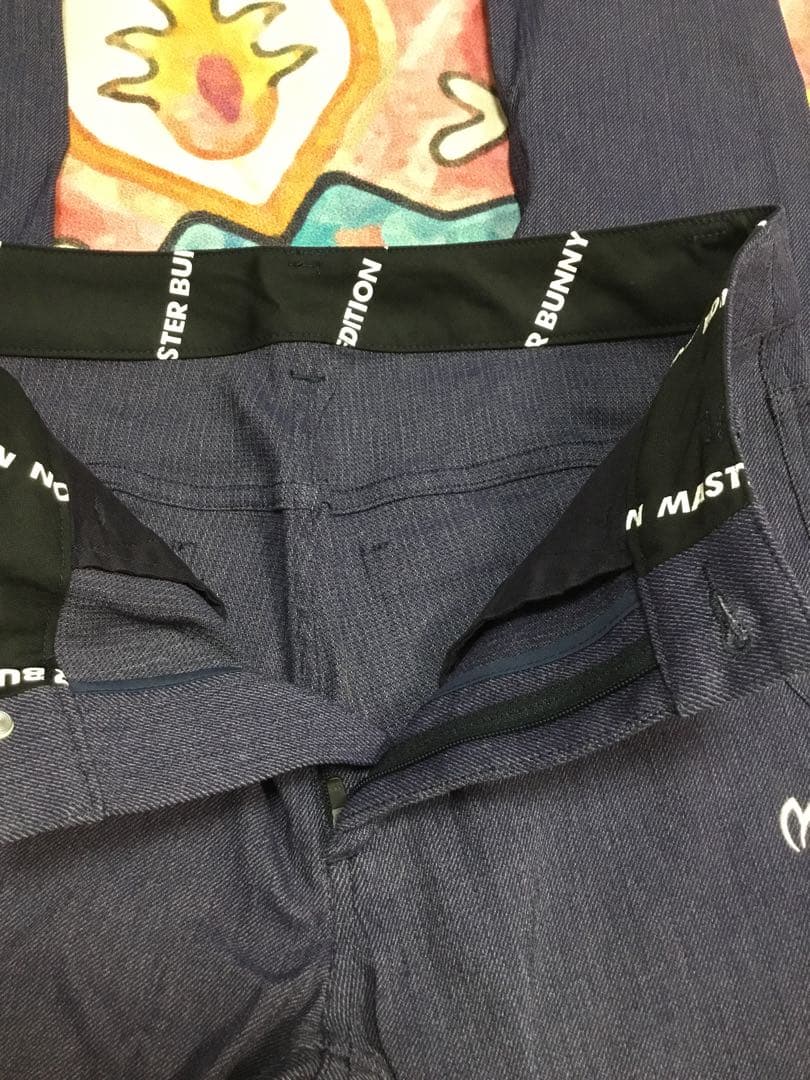 ネイビー スリムフィットパンツ レディース