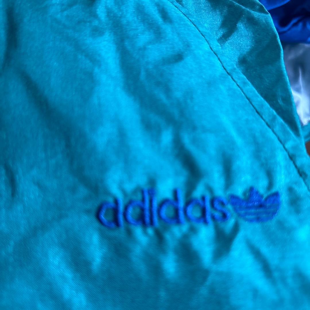 adidas カラーブロックナイロンジャケット 90s アディダス