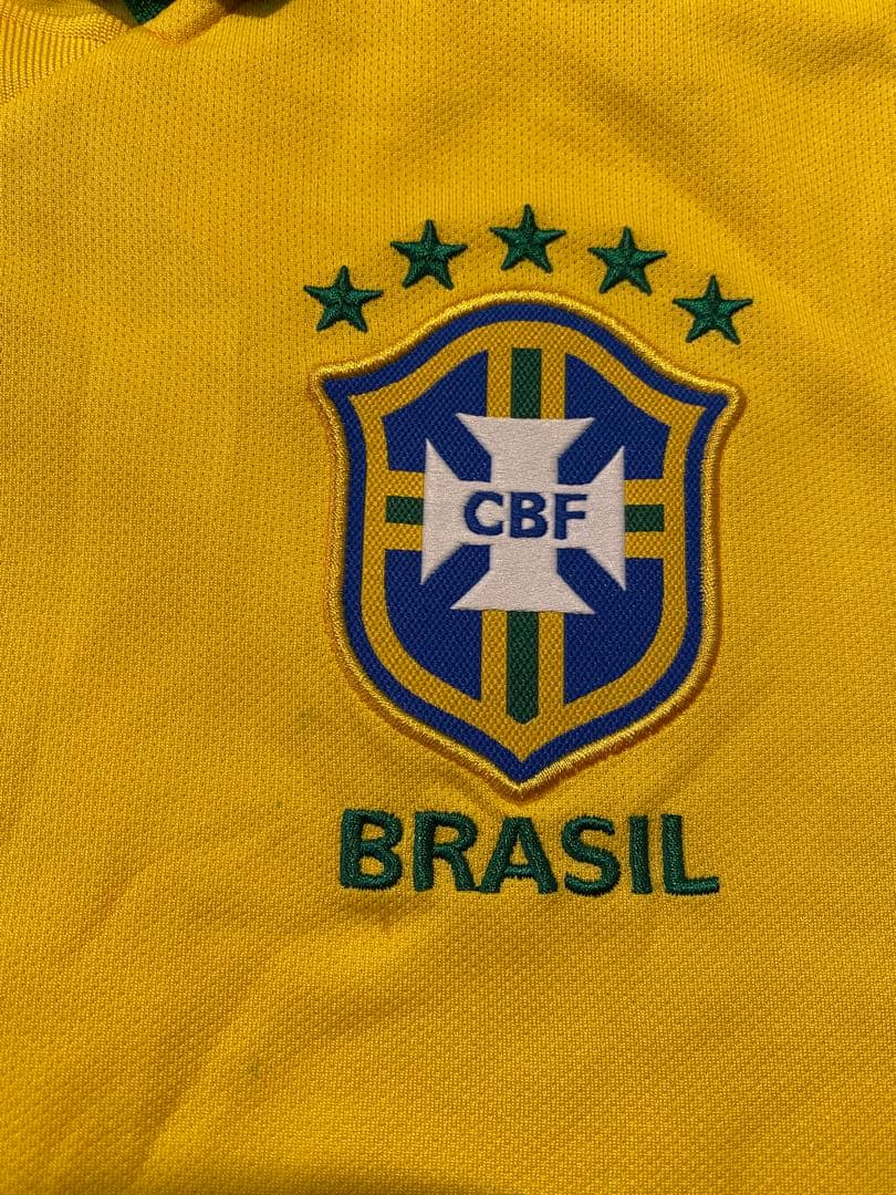 Nike ブラジル代表 サッカーシャツ ナイキ 衿付きユニフォーム 刺繍