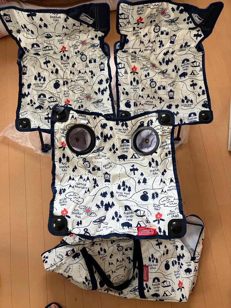 Coleman コールマン コンパクトチェアテーブルセット（キャンプマップ）