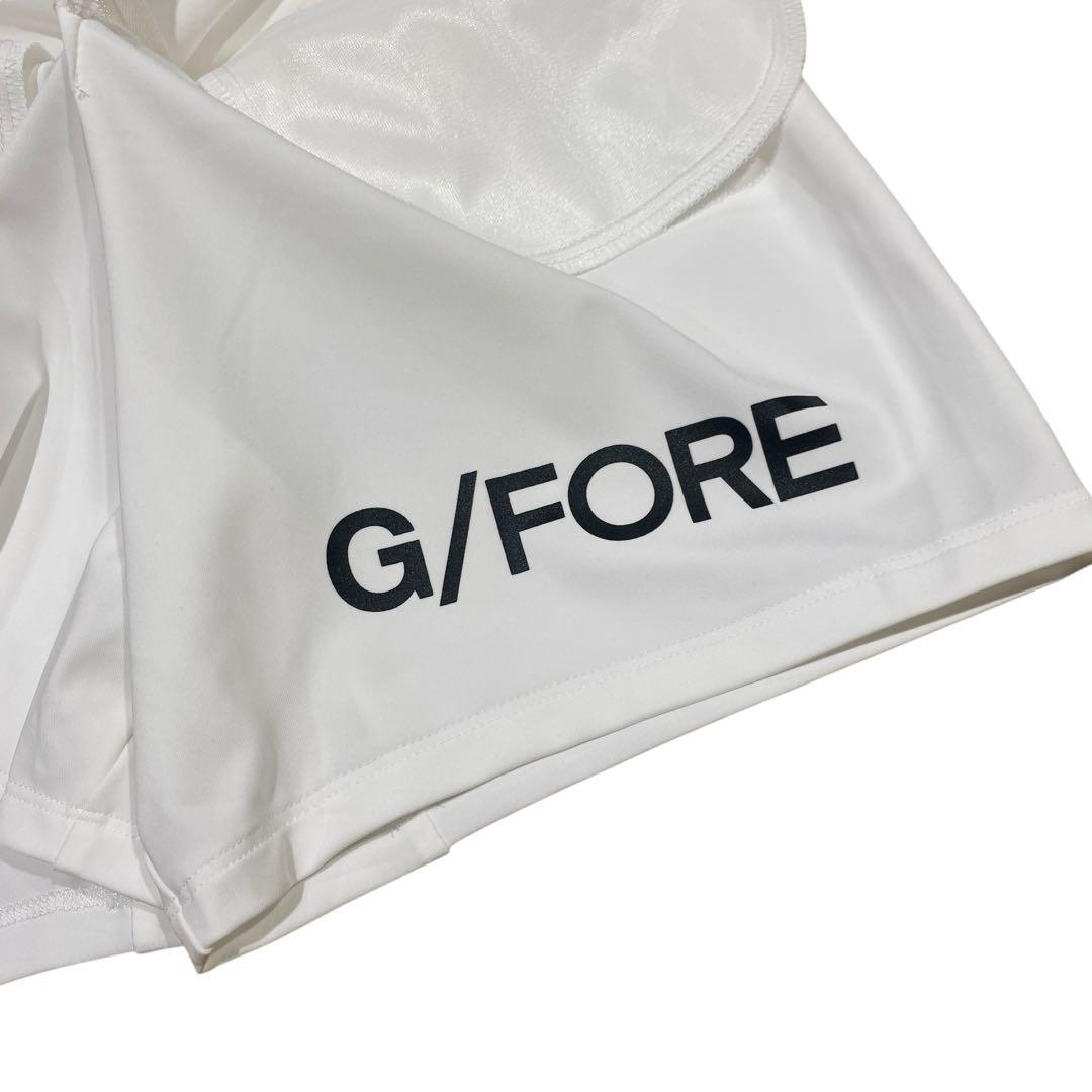 【訳アリ☆未使用】定価6.1万G/FOREゴルフスカート インナーパンツ付き 白